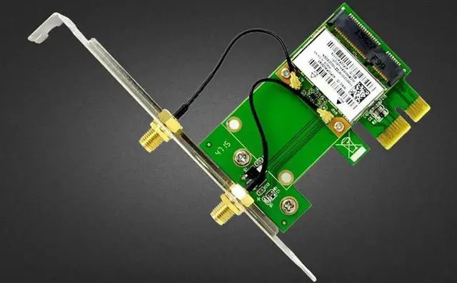 Alt view image 6 of 6 - PCI e PCI Express 150M Wireless WiFi Card Adapter 2 Antennas Support AP Function