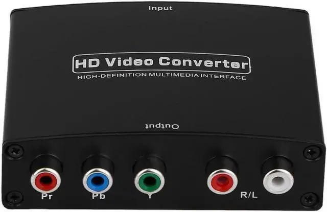 Alt view image 2 of 6 - Amplifier Converter HDMI to RGB Component (YPbPr) Video+R/L Audio Adapter Converter HD TV HD Video Converter 2 Channel