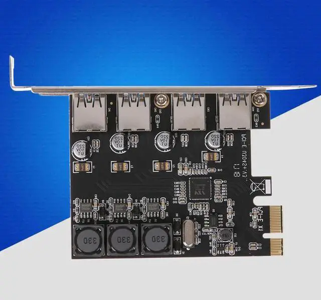 Alt view image 5 of 6 - Aomoproing ALLOYSEED 4 Port USB 3.0 PCI Express Card PCIe USB 3.0 Host Controller 4 x USB3.0 usb 3.0 add on card