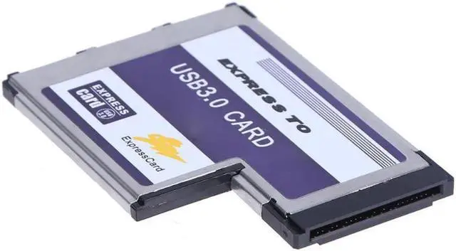 Alt view image 4 of 6 - Aomoproing 3 ports USB 3.0 EXPRESSCARD Expansion Card Type II Extender Adapter Card for Notebook PC Extender add on card