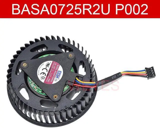 Main image of Aomoproing NEW BASA0725R2U P002 DC 12V 1.2A 4 wires pins for CORSAIR HD5970 HD4870 HD5850 HD5870 HD4890 Graphics video card cooling fan