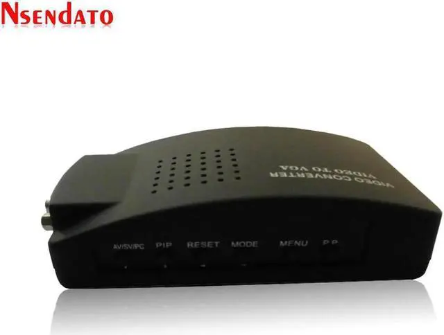 Alt view image 3 of 6 - BNC To VGA Video Converter For PC Laptop TV RCA Composite S-Video AV To PC VGA LCD Converter Adapter Switch Box For CCTV DVD DVR