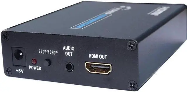 Alt view image 6 of 6 - Scart To HDMI Scaler Box SCART to HDMI Video Audio Converter Adapter 720P 1080P For HD TV DVD Box Earphone EU US Adapter