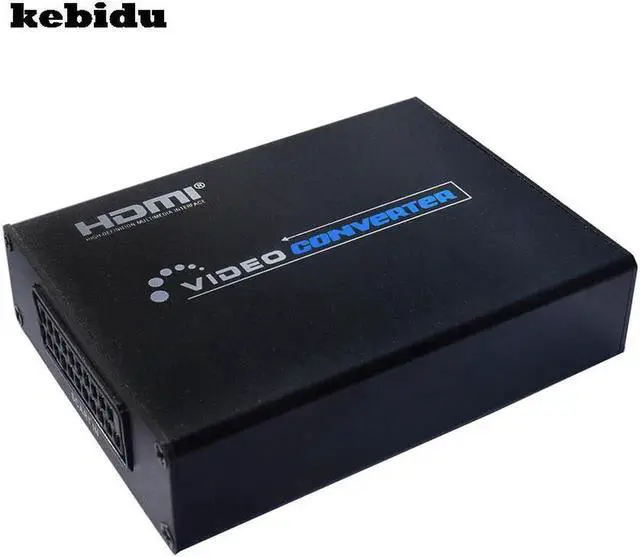 Main image of Scart To HDMI Scaler Box SCART to HDMI Video Audio Converter Adapter 720P 1080P For HD TV DVD Box Earphone EU US Adapter
