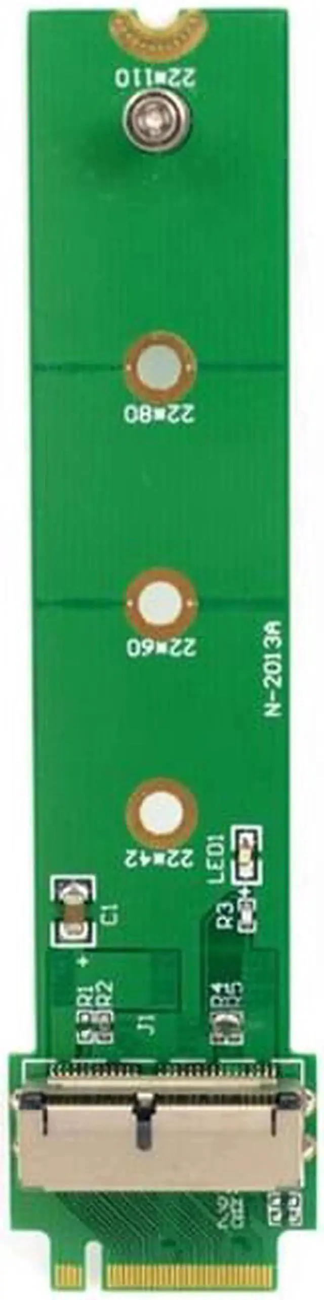 Alt view image 5 of 6 - Aomoproing M.2 NGFF M-Key adapter for Macbook Air Pro SSD 2013 2014 2015 2016 2017 A1493 A1502 A1465 A1466