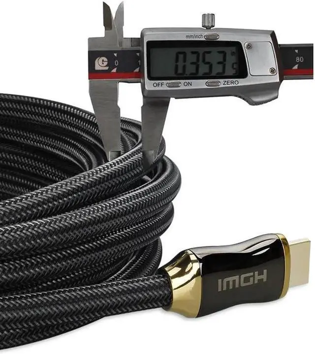 Alt view image 4 of 6 - 2.0 Cable 4K 1080P HDMI to HDMI Cable 1/1.5/2/3/5/8/10M HDMI Cable Adapter 3D for TV LCD laptop PS3 projector computer