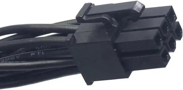 Alt view image 3 of 6 - Mini 6Pin to PCI-E 6Pin & 8Pin (6+2) Dual PCI-E Ports Video Graphic Card Power Cable for G5 / Mac Pro 30CM+15CM