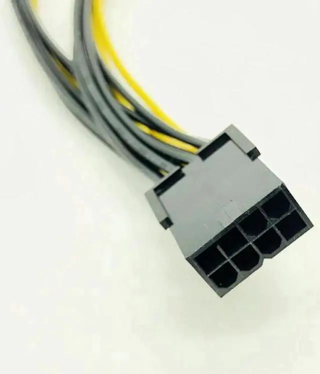 Alt view image 4 of 6 - Power Cable for Graphics Card PCIE PCI E 8 Pin Female to Dual 8 pin 6+2p Male GPU Video Card Power Supply Cables Cord 18AWG 20cm
