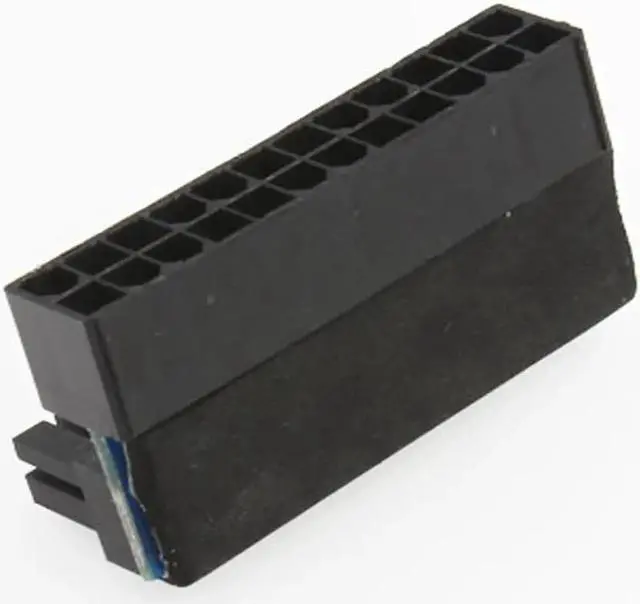 Alt view image 5 of 6 - ATX 24Pin Female to 24pin Male 90 Degree Power Adapter Mainboard Motherboard 24 Pin Connector For Desktops PC Cable Power Supply