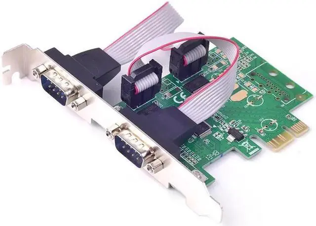 Main image of PCI-E serial card pcie PCI Express RS232 interface industrial expansion ports PCI E to 2 ports RS232 port add on cards