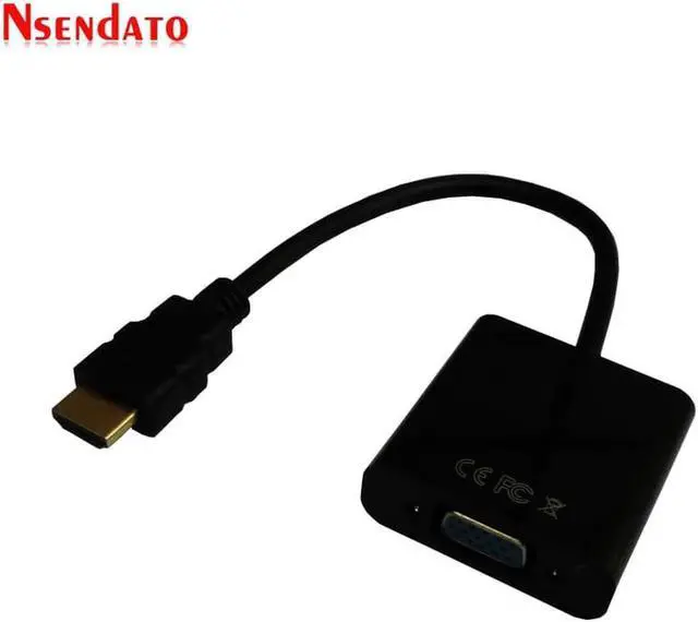 Alt view image 3 of 6 - 5PCS HDMI To VGA Cable Adapter Digital to Analog Audio Video Cables HDMI VGA Converter For XBOX 360 PS3/4 HDTV PC DVD TV Box