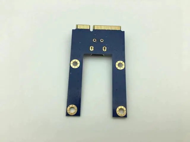 Alt view image 6 of 6 - Mini PCIe Riser PCI Express 1x to 16x for Laptop External Graphics Card GDC Miner mini PCIe to PCI-e Extension Cable Riser Card