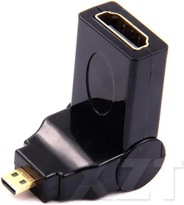 Alt view image 5 of 6 - 10pcs for tablet pc tv Camera mobile phone hdmi adapter HDMI female to Micro HDMI Adapter converter 1080p 180 degrees angle