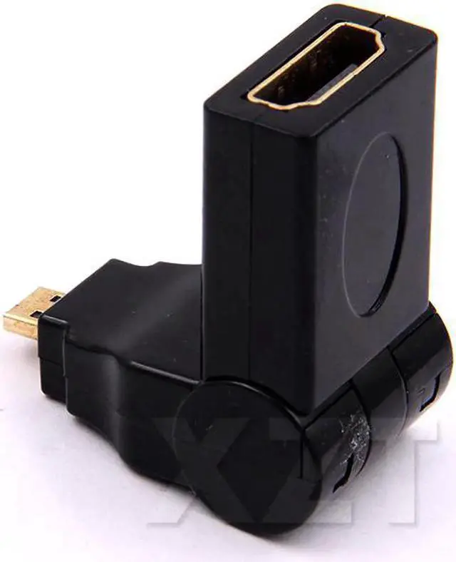 Alt view image 4 of 6 - 10pcs for tablet pc tv Camera mobile phone hdmi adapter HDMI female to Micro HDMI Adapter converter 1080p 180 degrees angle