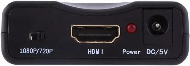 Alt view image 5 of 6 - 1080P SCART To HDMI Converter Video Audio Signal Adapter HD With Charging Adapter For DVD TV