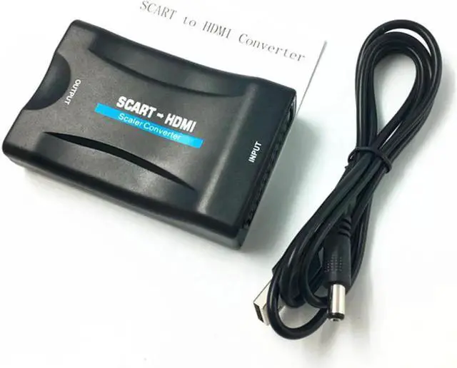 Main image of 1080P SCART To HDMI Video Audio Upscale Converter Adapter for HD TV DVD for Sky Box STB Plug and Play Drop Shipping
