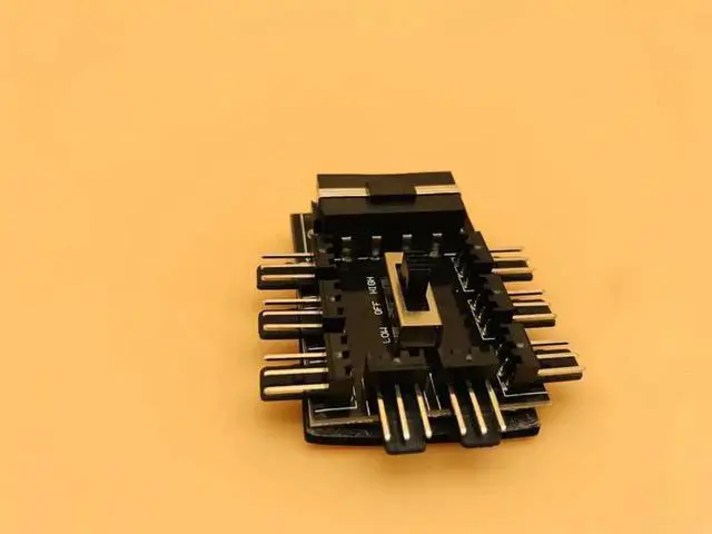 Alt view image 3 of 6 - PC 1 to 8 4Pin Molex Cooler Cooling Fan PWM 3Pin Power Hub Splitter Cable Supply Speed Controller Adapter For BTC Miner Mining