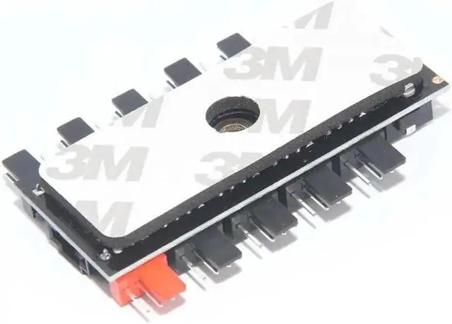 Alt view image 5 of 6 - Black PC 1 to 10 4Pin Molex Cooler Cooling Fan Hub Splitter Cable PWM 12V 4Pin Power Supply Adapter For BTC Antminer Mining