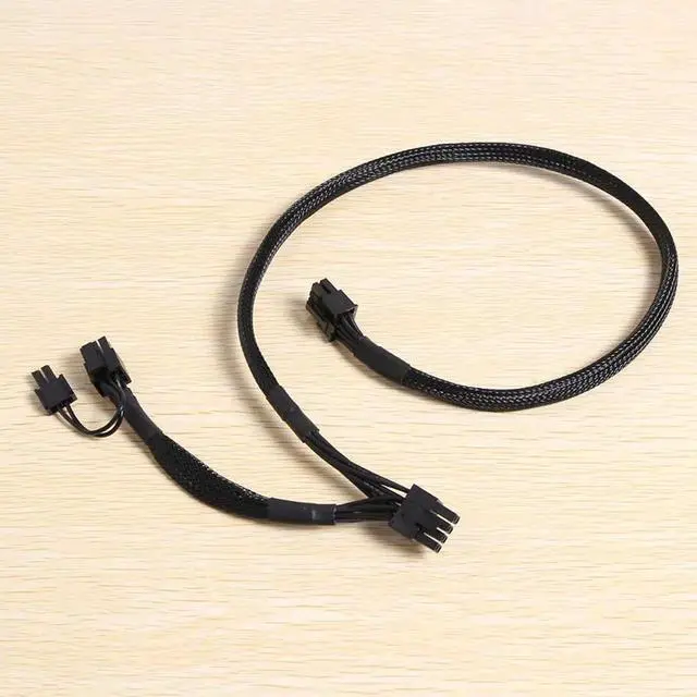 Alt view image 4 of 5 - Aomoproing 3X PCI-E Dual 8Pin to 8Pin(6+2Pin) Modular Power Supply Cable for Corsair RM1000X RM550X 650X 750X 850X