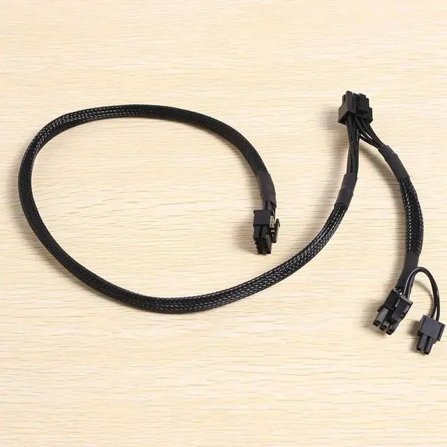 Alt view image 2 of 5 - Aomoproing 3X PCI-E Dual 8Pin to 8Pin(6+2Pin) Modular Power Supply Cable for Corsair RM1000X RM550X 650X 750X 850X