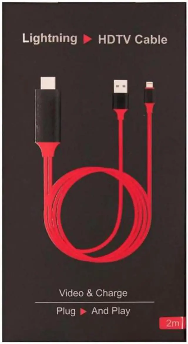 Alt view image 3 of 6 - Lighting to HDMI Cable TV Digital AV Adapter USB 1080P Smart Converter Cable for Apple TV for iPhone US Shipping