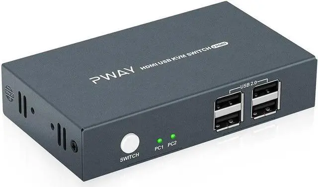 Alt view image 4 of 6 - KVM Switch Support 4K 3D USB Switcher for Xiaomi Mi Box Keyboard Mouse Sharing Display Screen USB Switches hdmi switcher