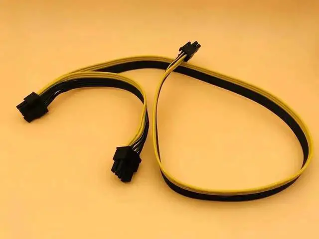 Alt view image 3 of 6 - Aomoproing 10Pcs PSU Power Supply Cables PCI e Molex 6pin to 2 PCI e 8 pin 6+2pin PCI Express Internal Splitter Ribbon Miner Cable