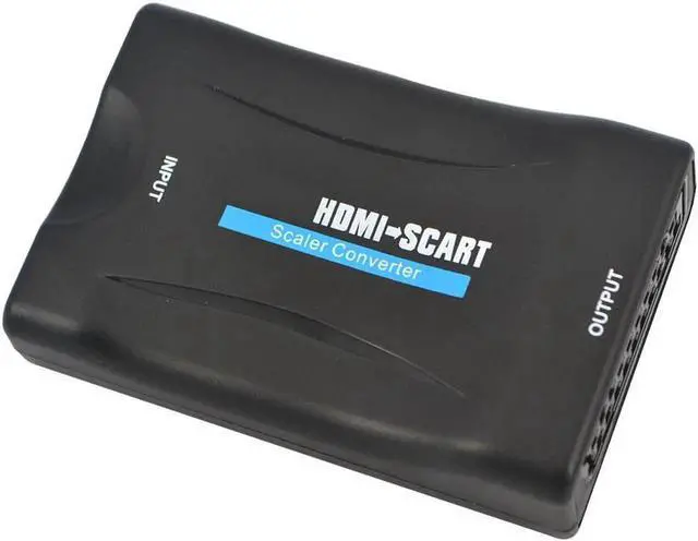 Alt view image 2 of 6 - HD 1080p HDMI To Scart Converter signal adapter converter HD Receiver For Phone TV with power adapter support HDMI