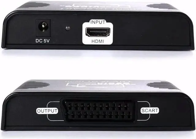 Alt view image 3 of 5 - HDMI to Scart converter HDMI input Scart output Video Signal Audio Spliter Composite AV Adapter For Blue Ray DVD STB SKY TV