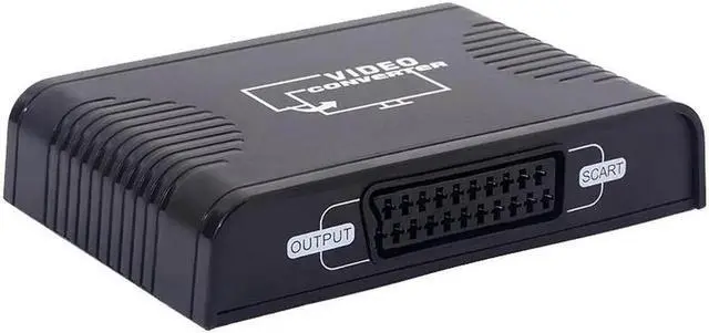 Alt view image 3 of 4 - HDMI to SCART Composite Video Converter 1080P Video Audio Upscale Converter AV Signal Adapter HD Receiver TV DVD