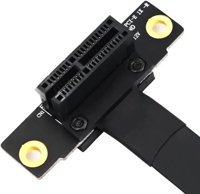 Alt view image 5 of 6 - PCIE Riser PCI E PCI E Riser PCI Express Riser Card PCIE X1 Extension Cable for Motherboard Extender Converter Adapter