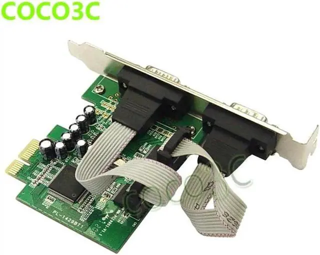 Alt view image 3 of 4 - MOSCHIP MCS9922 PCI express 2 ports Serial card PCI-e card RS-232 DB9 COM port adapter for POS Terminal & Industrial PC