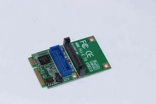 Main image of Mini PCI-E USB Card MINI PCI-Express to USB3.0 Adapter 19Pin Header to USB3.0 5Gb SATA Power Half High Full High Suitable for PC