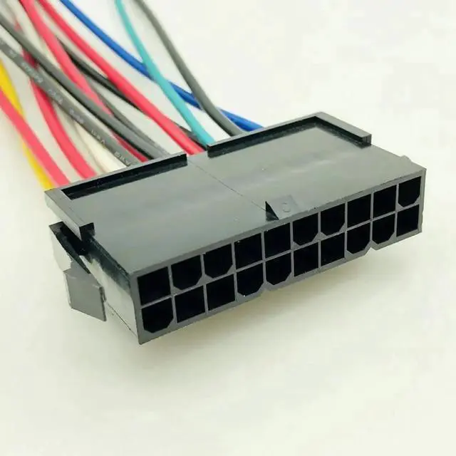 Alt view image 5 of 6 - Computer Cable & Connectors AT PSU Converter Power Cable 20Pin ATX to 2 Port 6Pin 20cm for 286 386 486 586 Old PC DIY