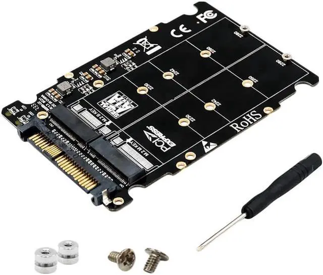 Main image of M.2 Ssd To U.2 Adapter 2In1 M.2 Nvme And Sata Bus Ngff Ssd To Pci E U.2 Sff 8639 Adapter Pcie M2 Converter For Desktop Compu