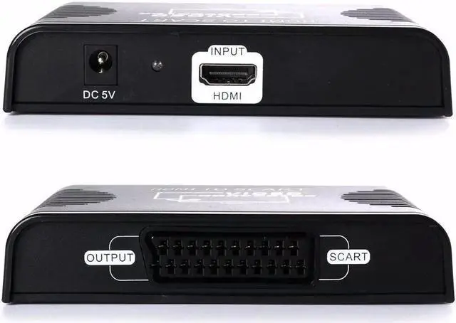 Alt view image 3 of 4 - HDMI to Scart converter HDMI input +Scart output Audio splitter adapter For Blue Ray DVD STB SKY TV