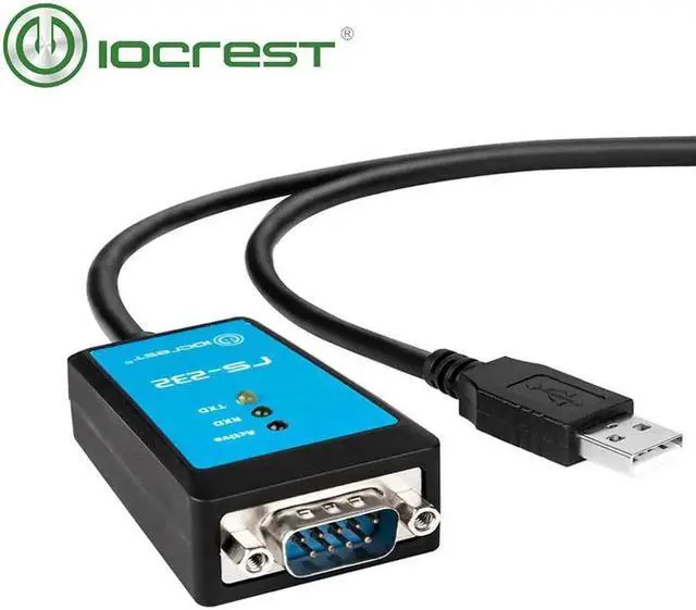 Alt view image 3 of 6 - Aomoproing 1.8M FTDI Chips USB 2.0 to DB9 RS232 Serial Cable Converter with Magnetic Ring Led Light
