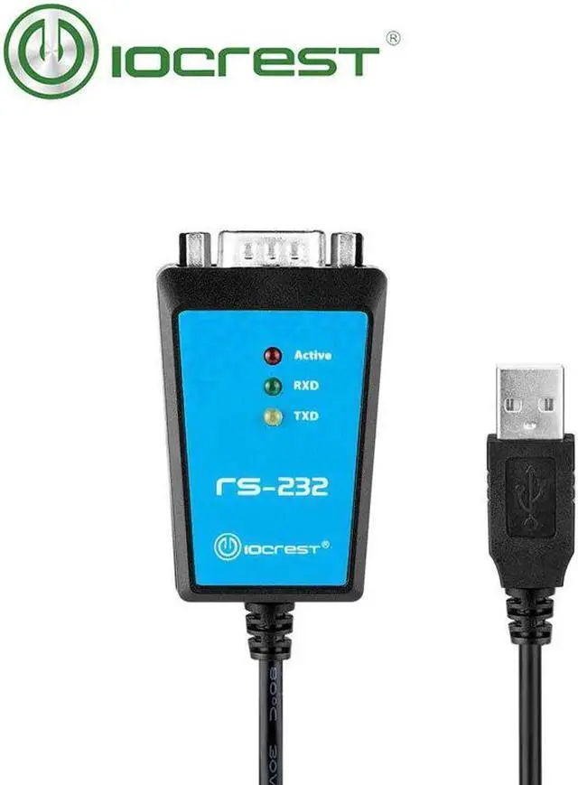 Alt view image 5 of 6 - Aomoproing 1.8M FTDI Chips USB 2.0 to DB9 RS232 Serial Cable Converter with Magnetic Ring Led Light