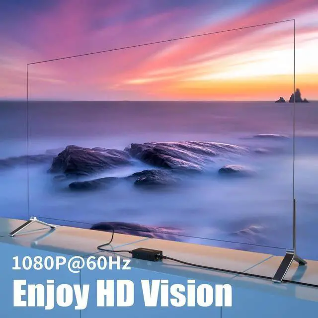 Alt view image 6 of 6 - Audio Video Converter For PC Ps5 TV Monitor HDMI KVM extender 60M over cat5/6 ethernet cable 1080P hdmi 4k cable