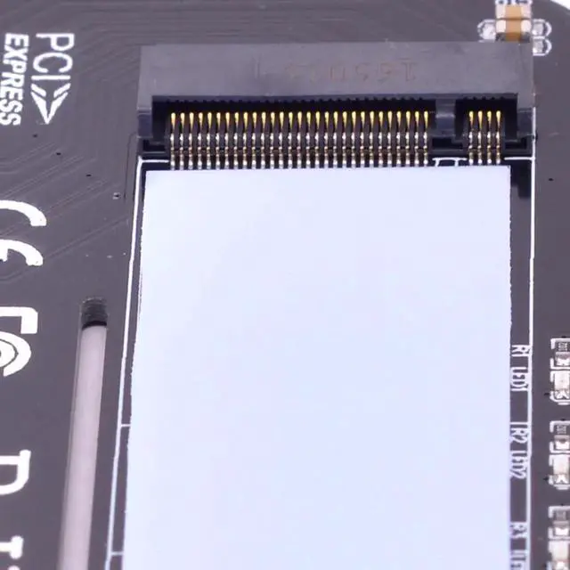 Alt view image 4 of 6 - Aomoproing PCI express 16x to M Key NGFF Adapter for SAMSUNG 950 PRO M.2 PCI-e 3.0 x4 NVMe SSD Desktop Ultra Speed Predator Cooling Case