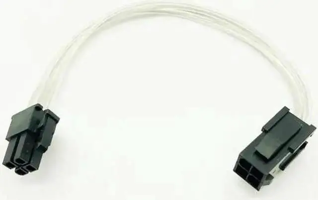 Alt view image 2 of 6 - 5PCS 8" inch ATX 4Pin Male to 4Pin Female PC CPU Power Supply Extension Cable Cord 4Pin to 4Pin Connector Adapter for BTC Mining