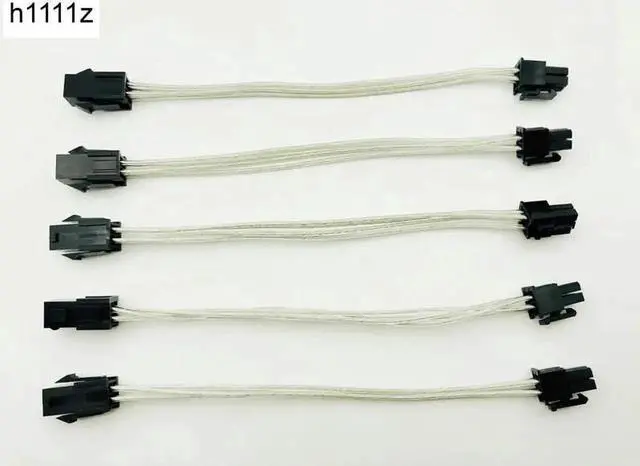 Main image of 5PCS 8" inch ATX 4Pin Male to 4Pin Female PC CPU Power Supply Extension Cable Cord 4Pin to 4Pin Connector Adapter for BTC Mining