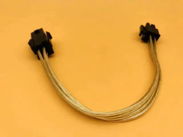 Alt view image 6 of 6 - 5PCS 4Pin Male to 4Pin Female PC CPU Power Supply Extension Cable Cord 8" inch ATX 4Pin to 4Pin Connector Adapter for BTC Mining