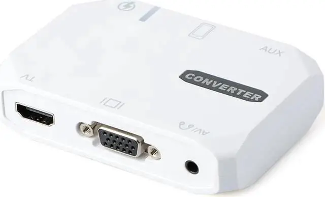 Alt view image 5 of 6 - 3 in 1 Wireless HDTV Converter Adapter USB to HDMI AUX AV TV Audio Video Adapter Universal for iPhone Android Phone P0