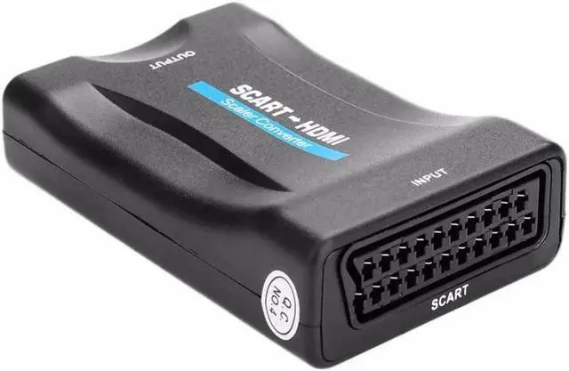 Alt view image 3 of 5 - HDMI to Scart Converter Audio Video AV Adapter Support CVBS PAL NTSC Output for CRT TV VHS VCR DVD Recorder Game