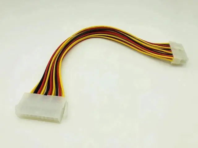 Alt view image 2 of 6 - 20 Pin Male to 20Pin Female Internal PC PSU Power Adapter 20P ATX Extension Cable Connector Motherboard Power Supply for Desktop