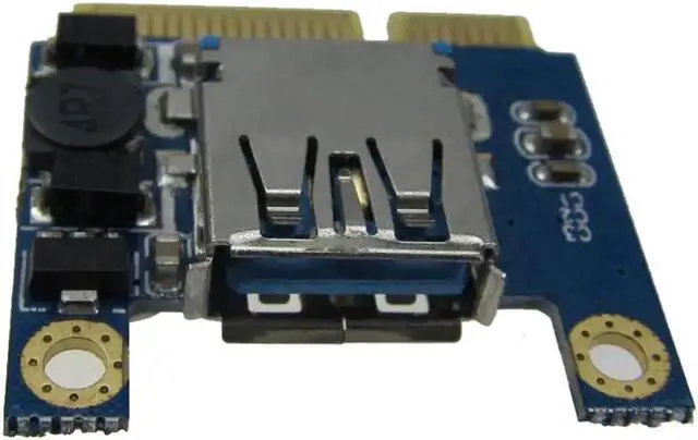 Alt view image 3 of 3 - USB 2.0 USB2.0 Female to Mini pcie pci-express PCI-E pci Express Adapter card For USB Flash Disk & Wifi Wireless Card