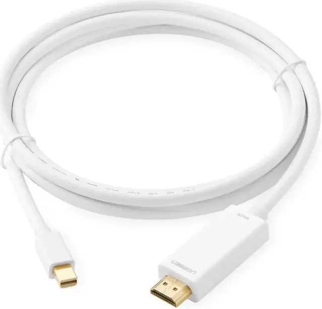 Alt view image 2 of 2 - Mni DP to HDMI Cable HD line for mini dp to hdmi Adapter for TV