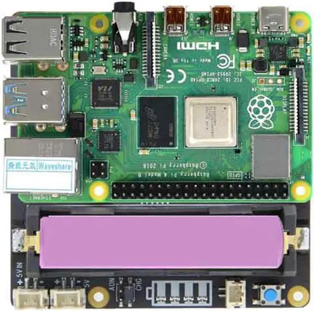 Alt view image 6 of 6 - Aomoproing 18650 Lithium Battery UPS Expansion Board X703 V1.2 Uninterruptible Power Supply Module for Raspberry Pi 4B