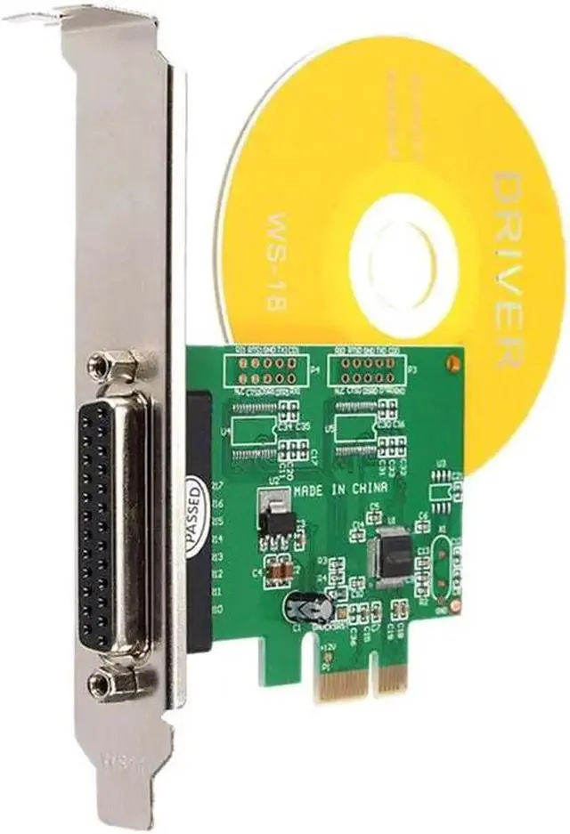 Alt view image 4 of 6 - PCI-E Parallel card Printer DB25 Parallel Port LPT to PCI-E PCI Express Card Adapter Converter